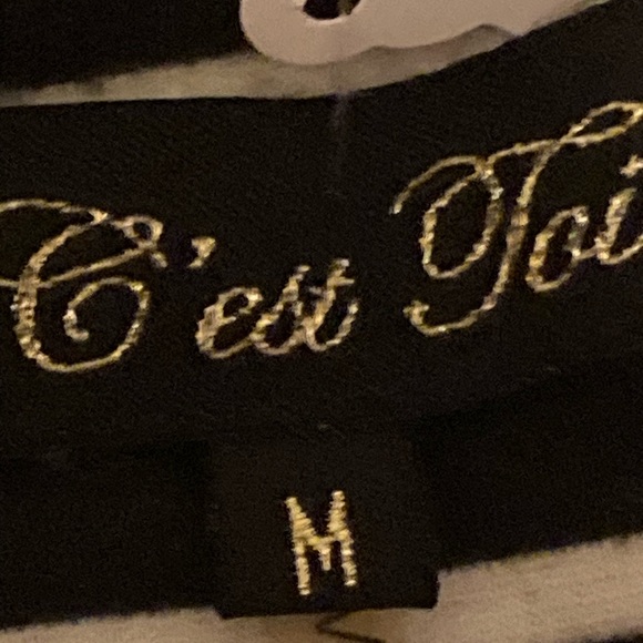 C’ est Toi black-and-white, striped short jacket - Picture 2 of 8